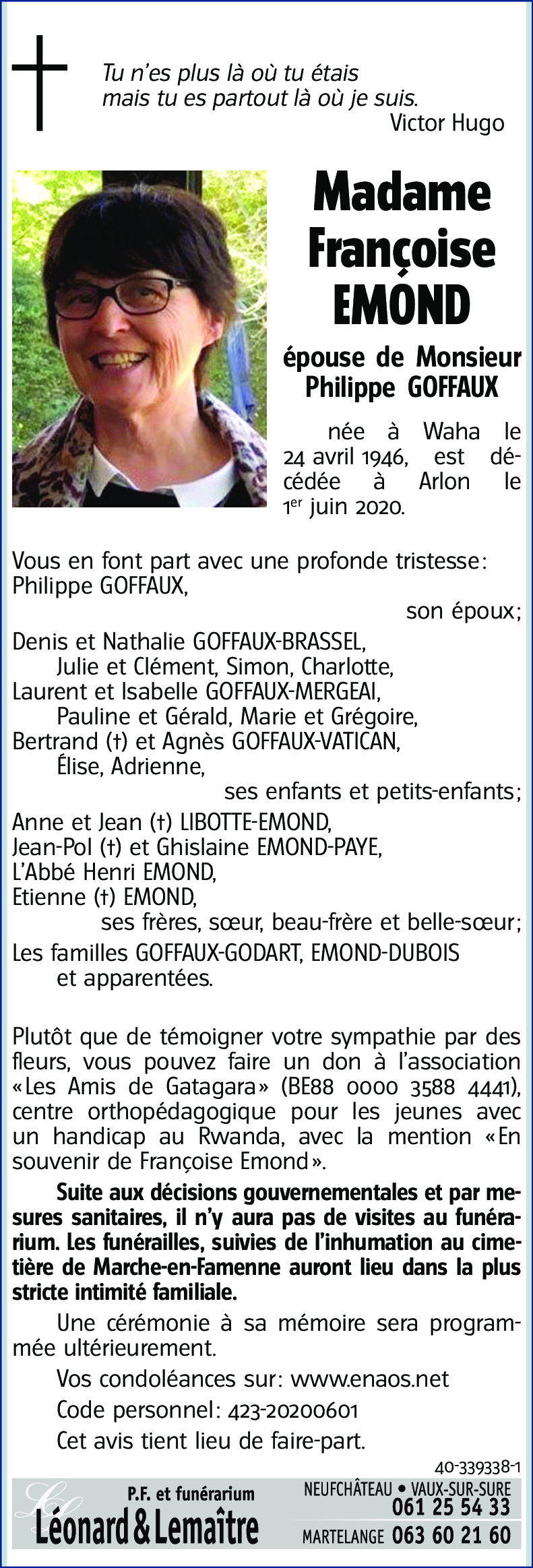 Françoise EMOND