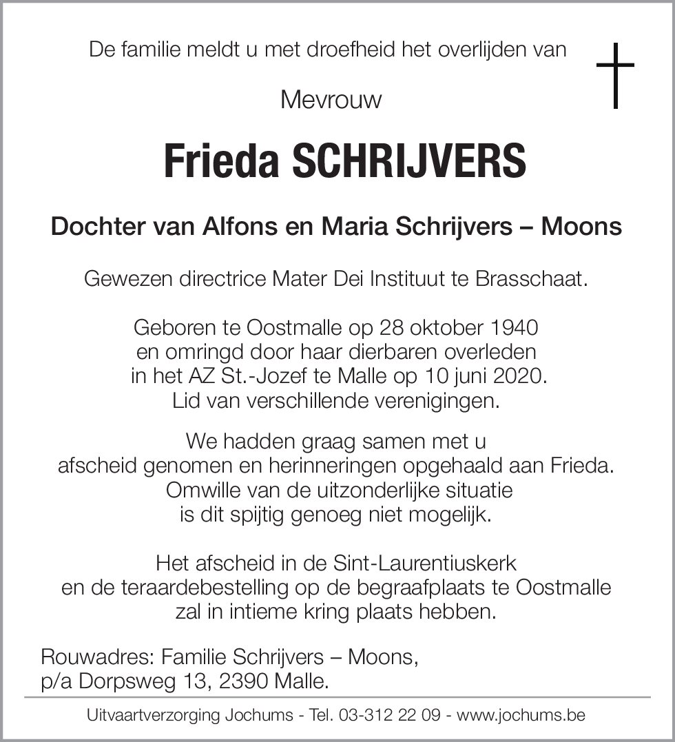 Frieda Schrijvers