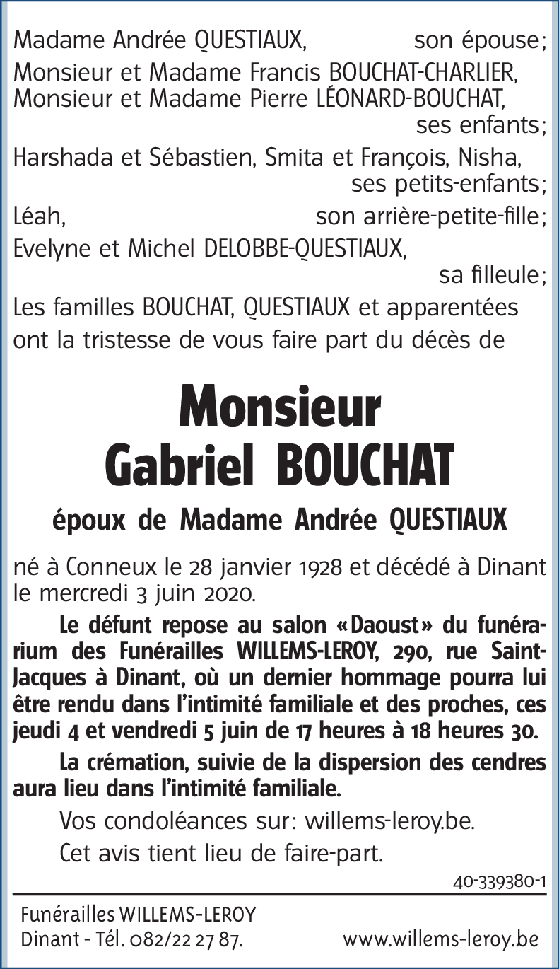 Gabriel BOUCHAT