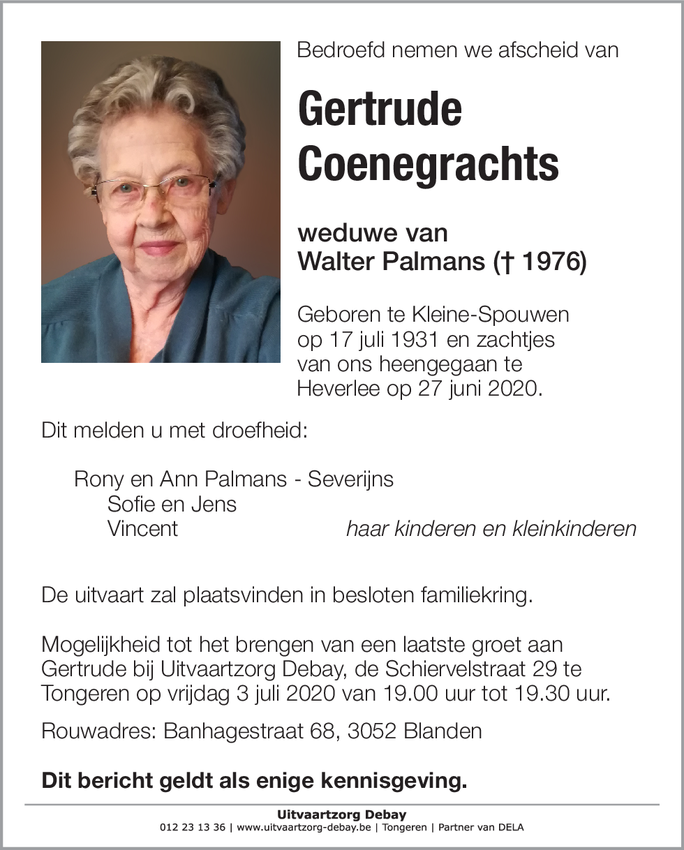 Gertrude Coengrachts