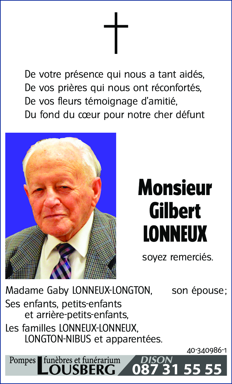 Gilbert LONNEUX