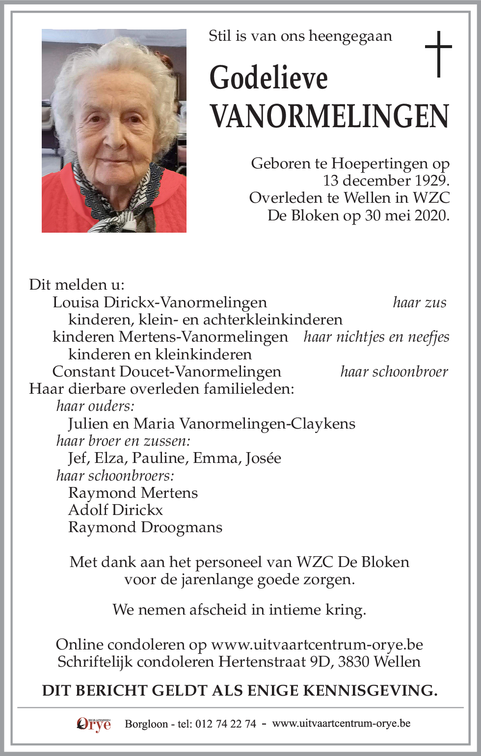 Godelieve Vanormelingen