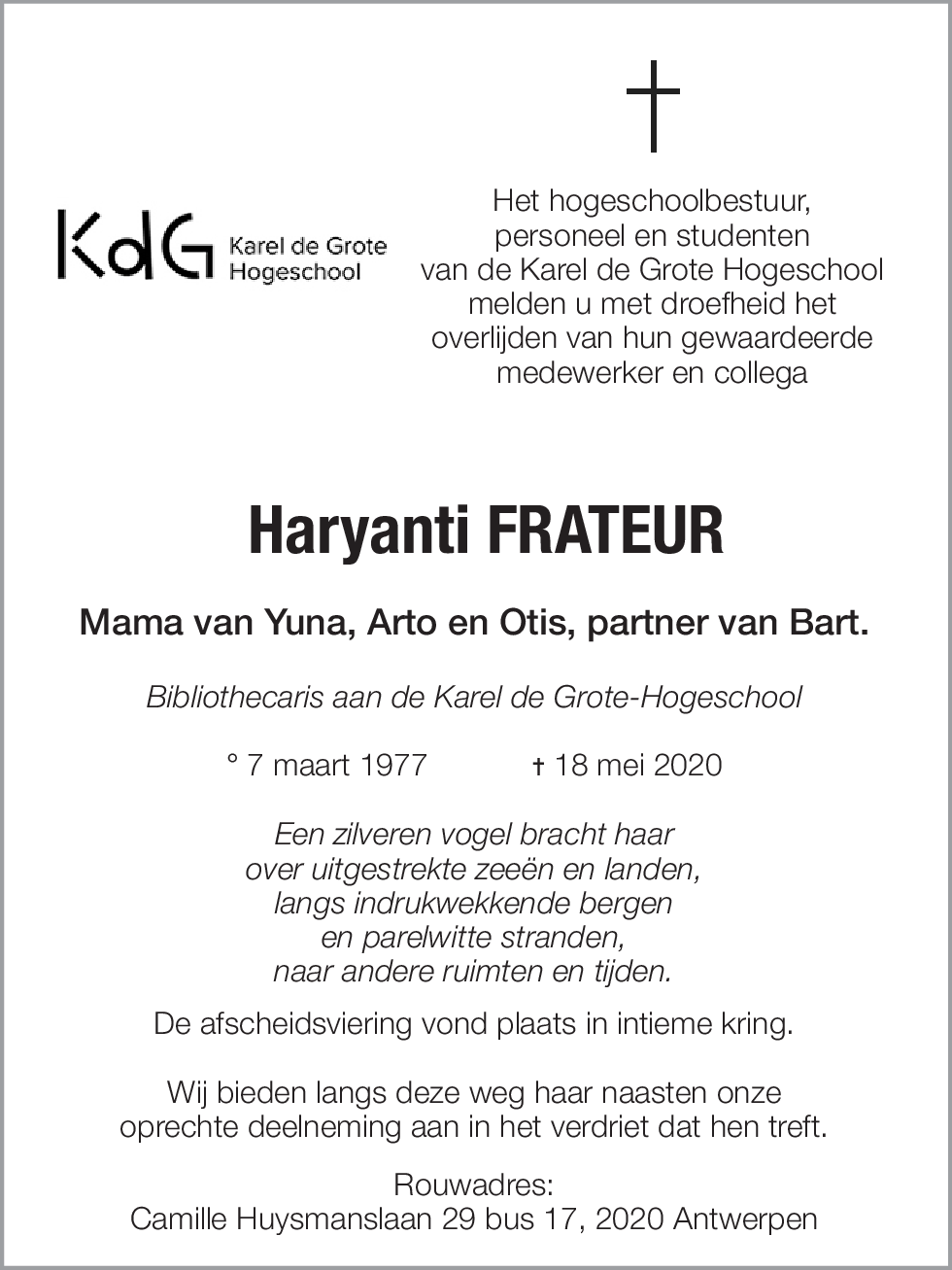 Haryanti Frateur