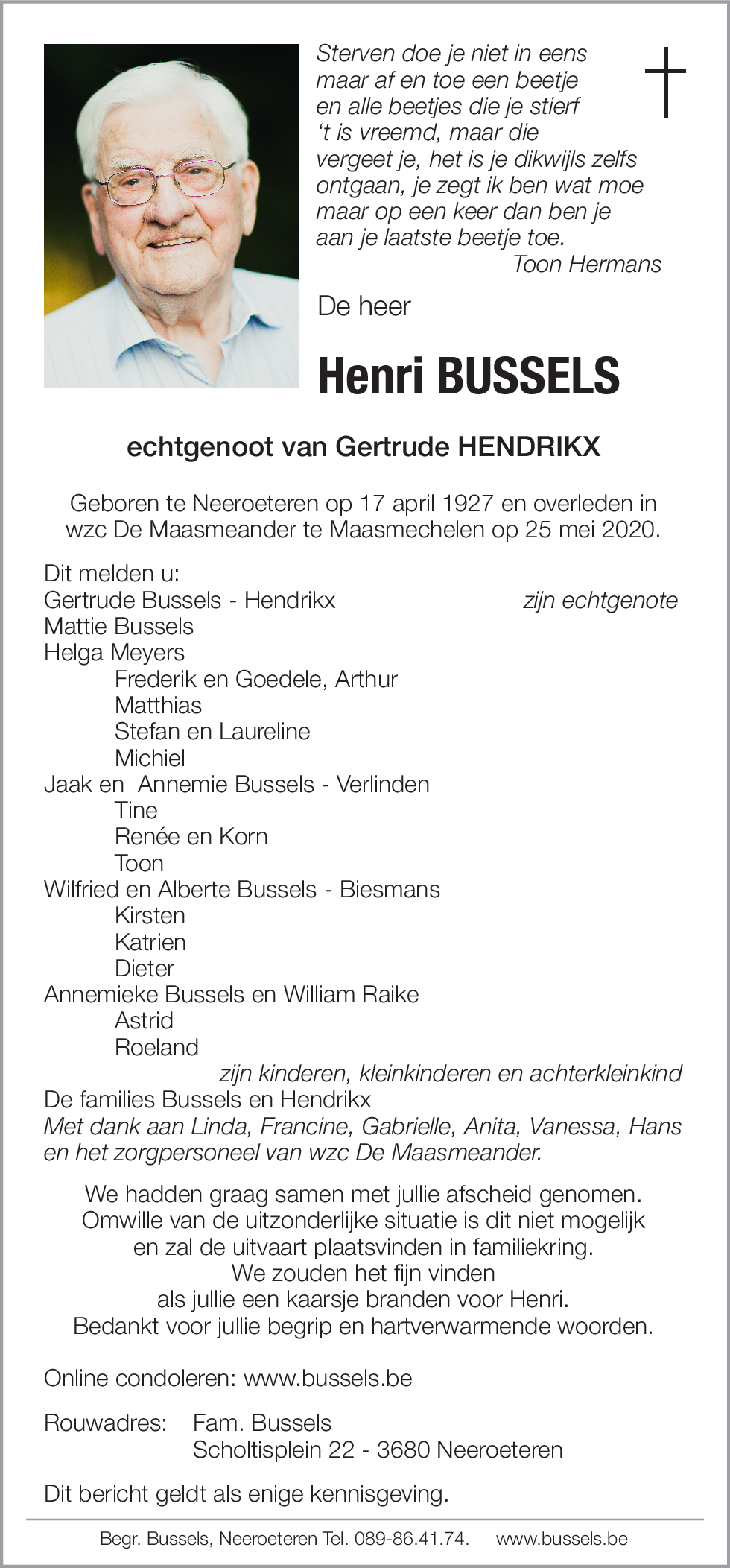 Henri BUSSELS