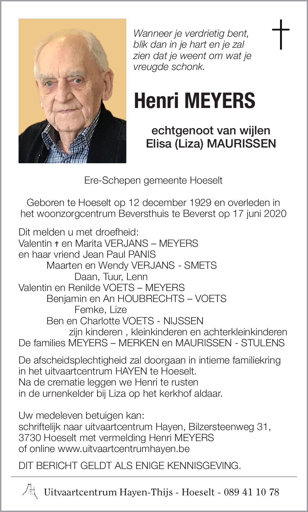 Henri MEYERS