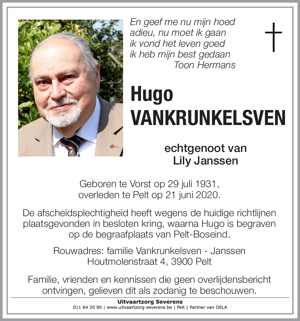 Hugo Vankrunkelsven