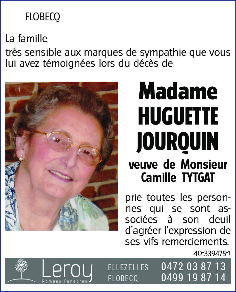 HUGUETTE JOURQUIN