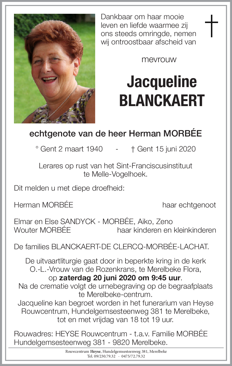 Jacqueline BLANCKAERT