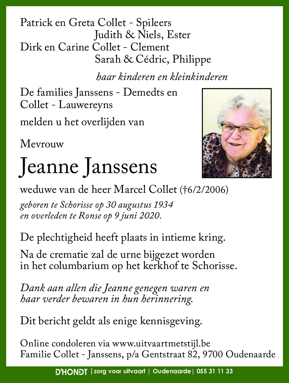 Jeanne Janssens