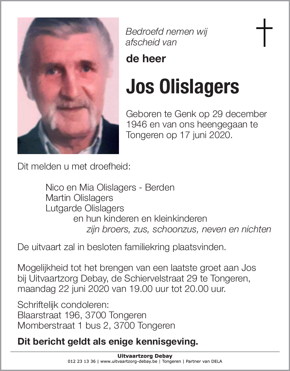 Jos Olislagers