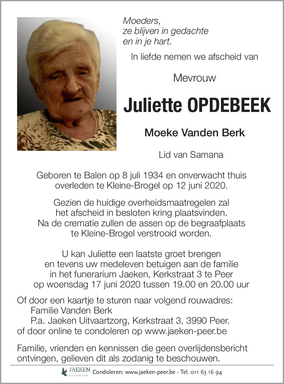 Juliette Opdebeek
