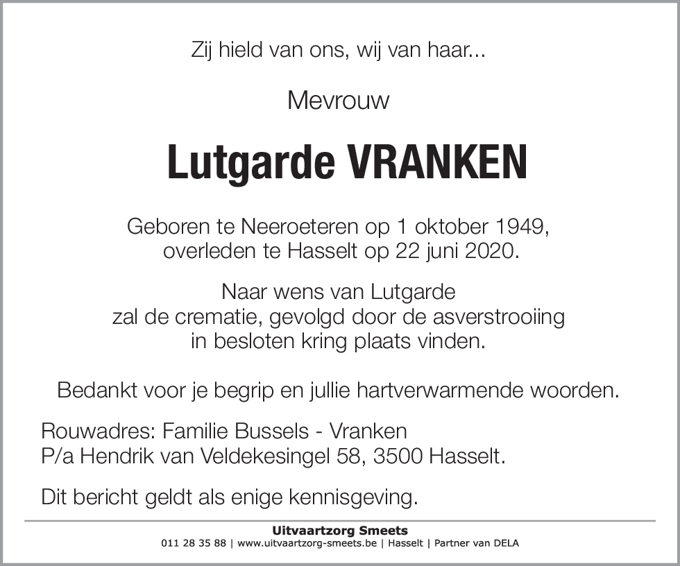 Lutgarde Vranken