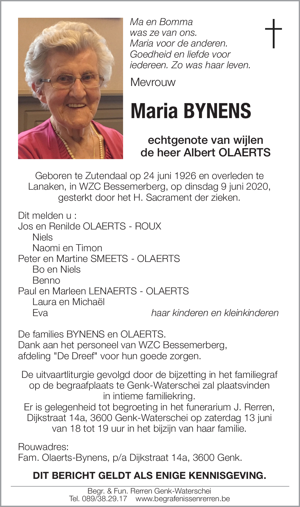 Maria BYNENS