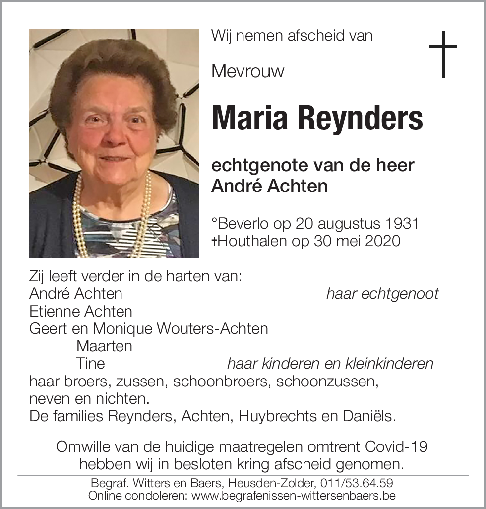 Maria Reynders
