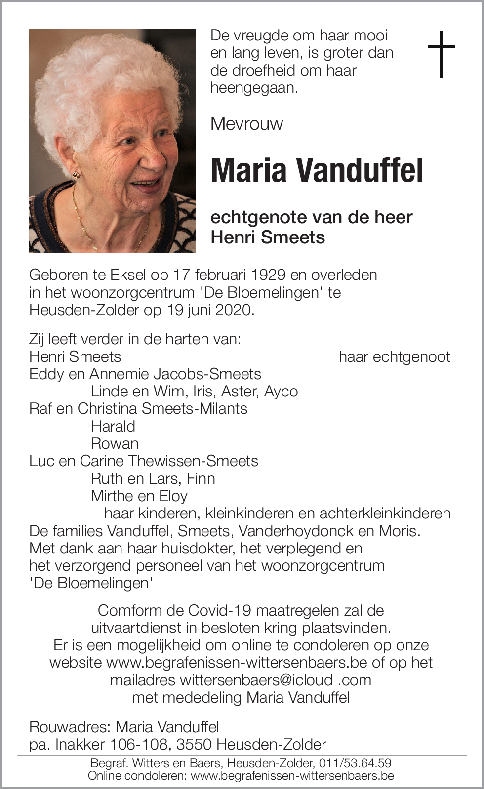 Maria Vanduffel