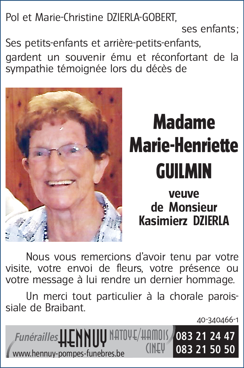 Marie-Hennriette GUILMIN