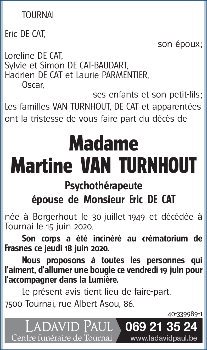 Martine VAN TURNHOUT