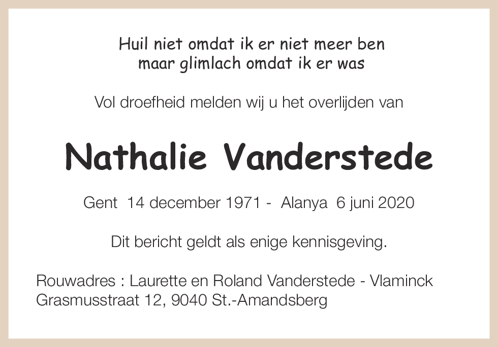 Nathalie Vanderstede