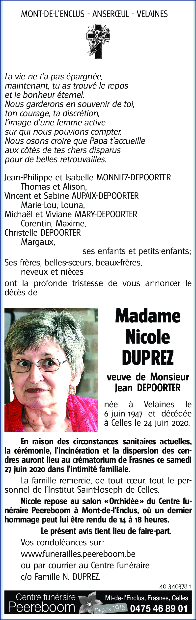 Nicole DUPREZ