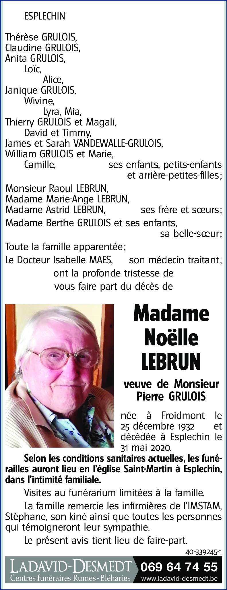 Noëlle LEBRUN