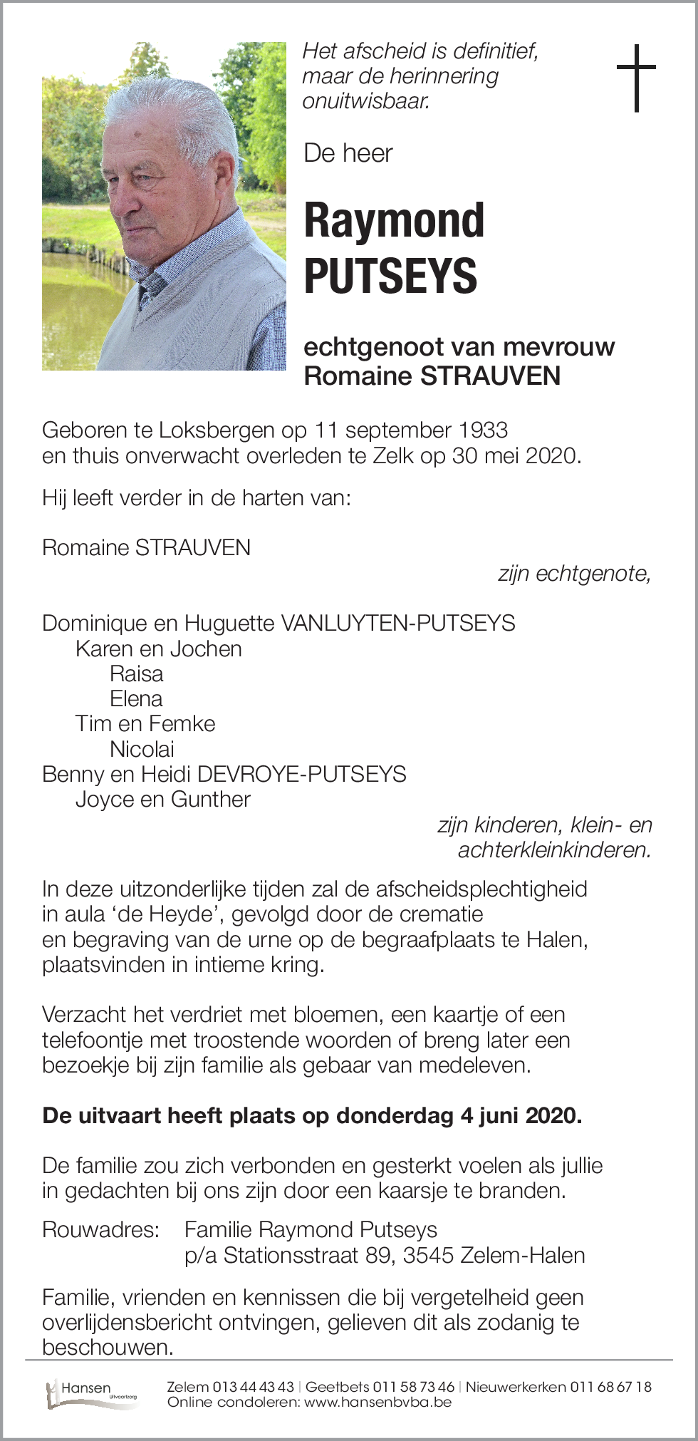 Raymond PUTSEYS