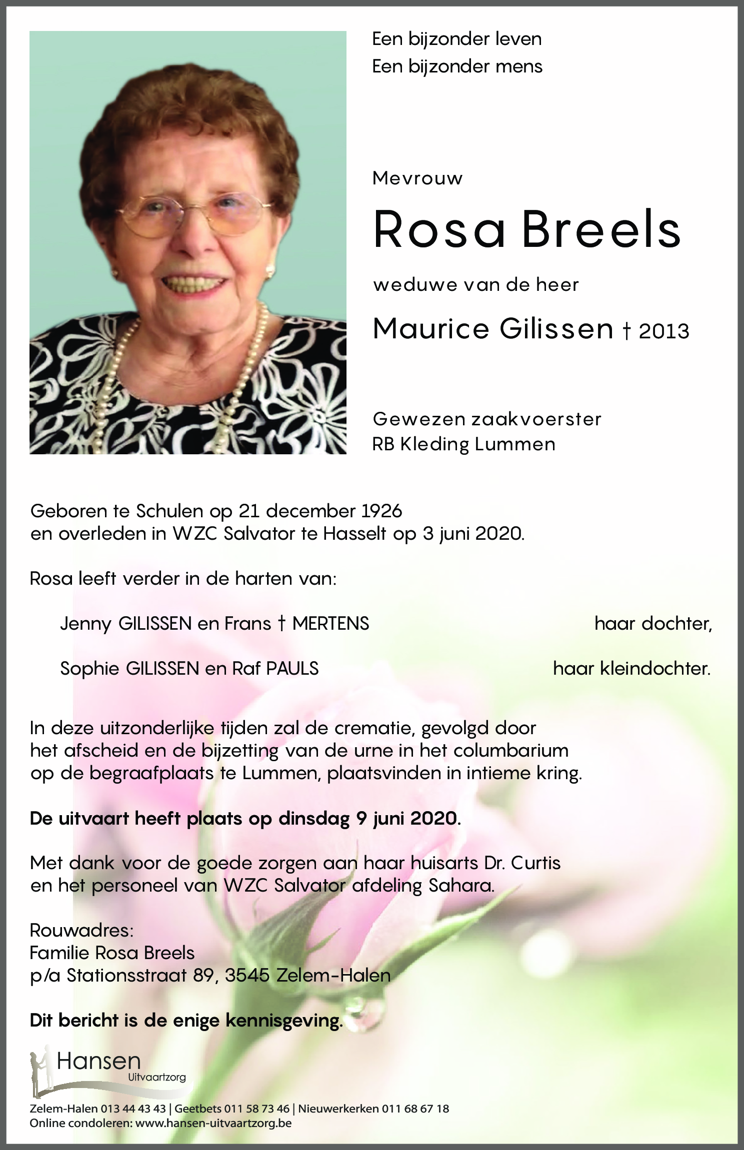 Rosa BREELS