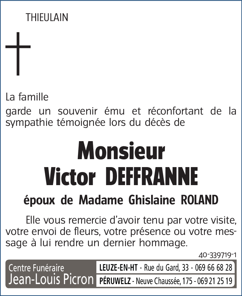 Victor DEFFRANNE