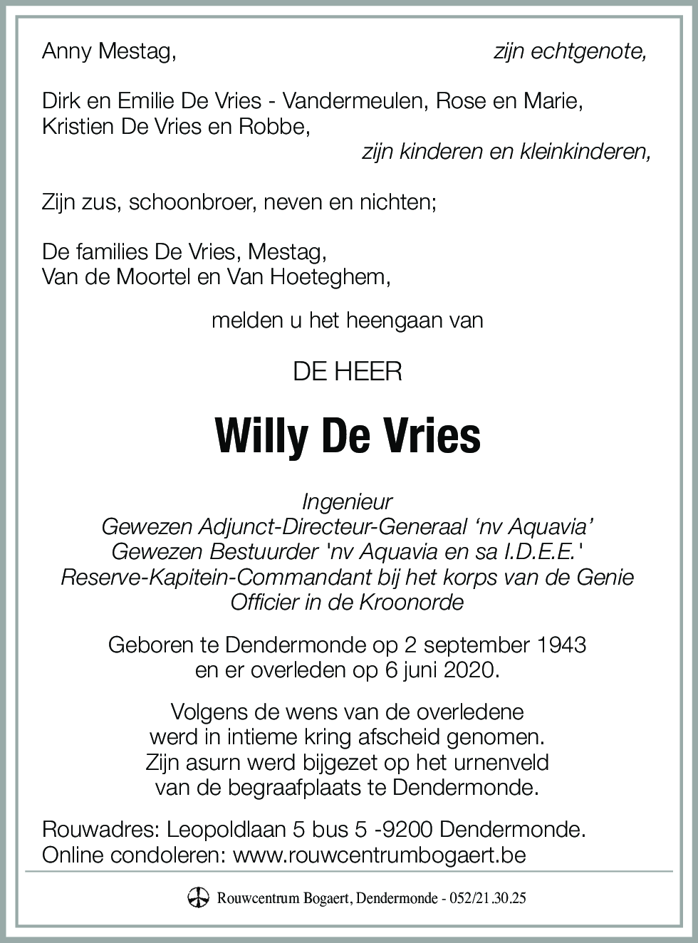 Willy De Vries