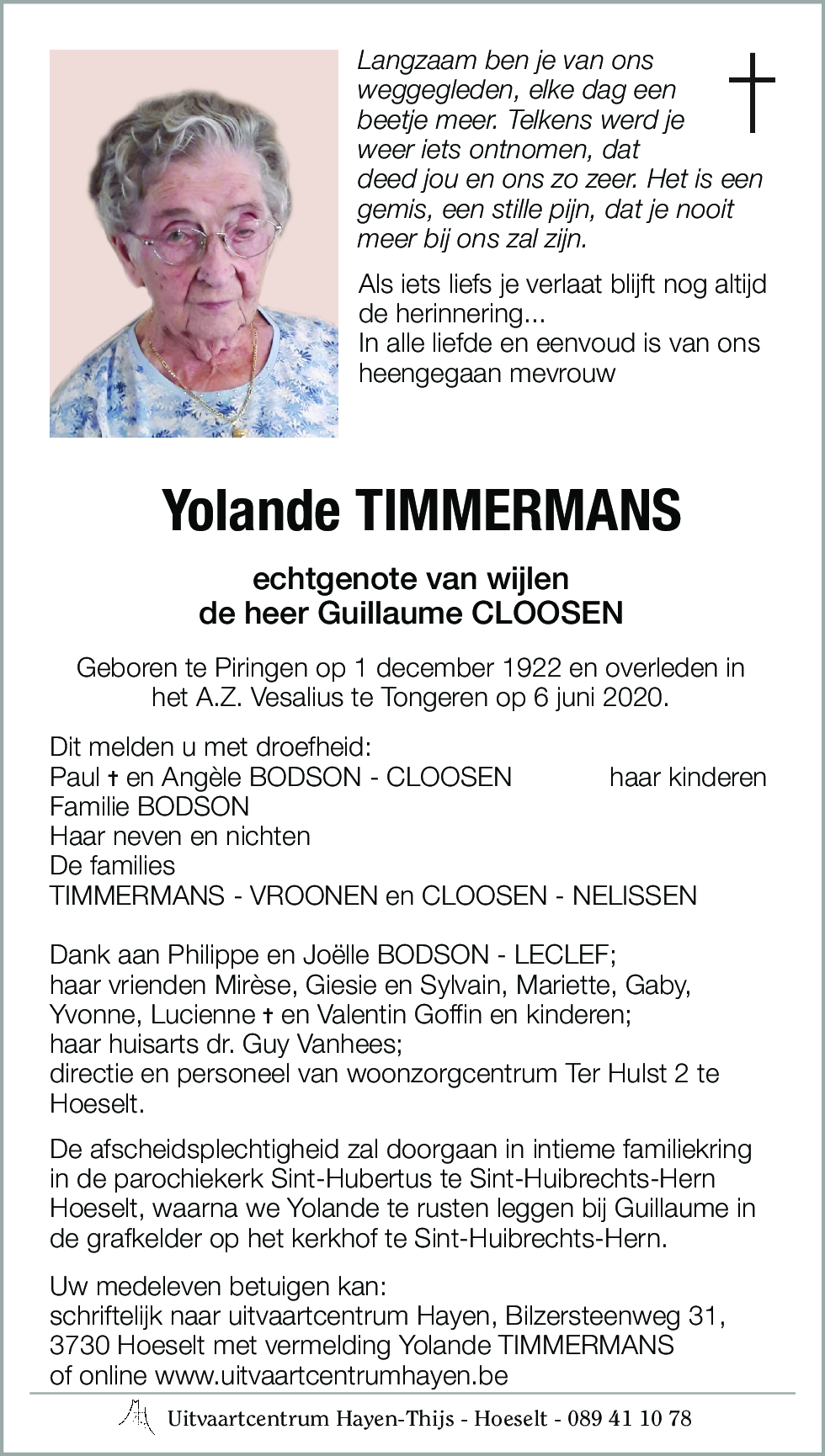 Yolande TIMMERMANS