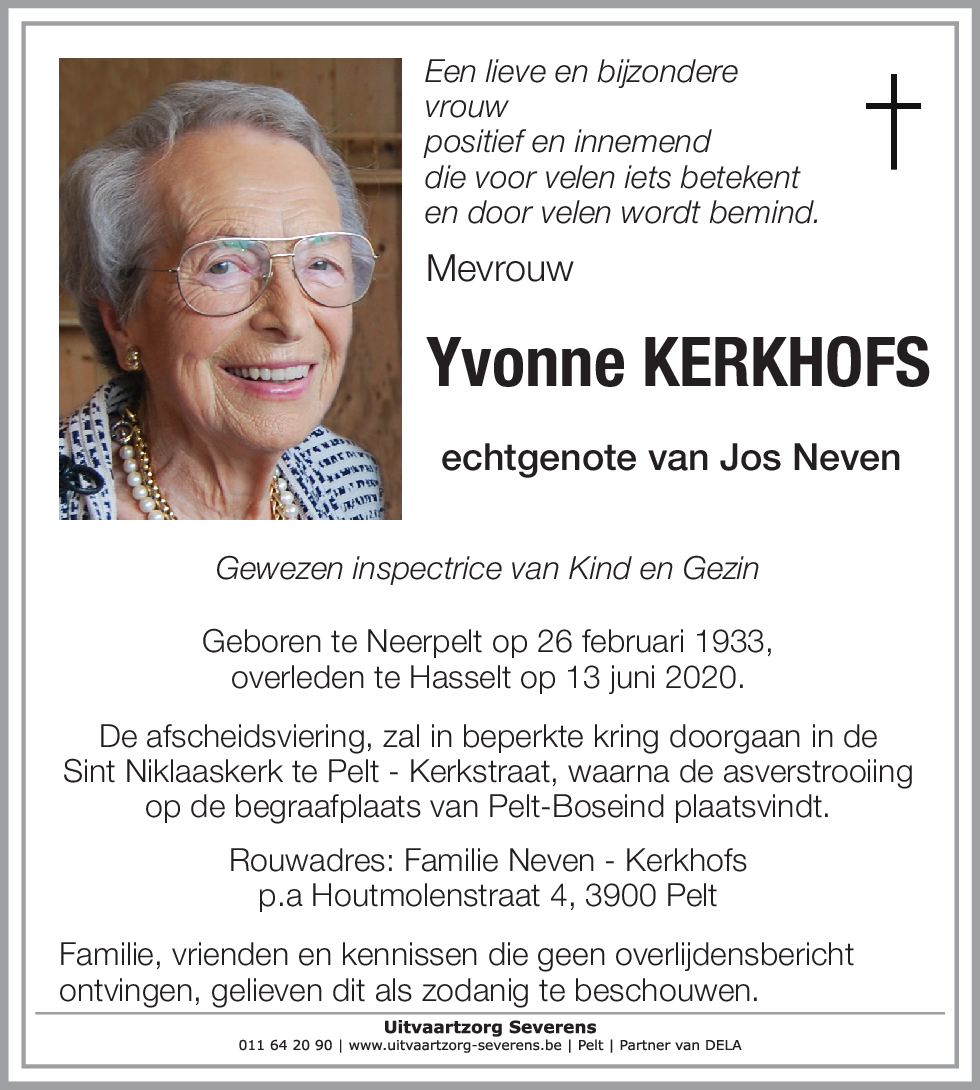 Yvonne Kerkhofs
