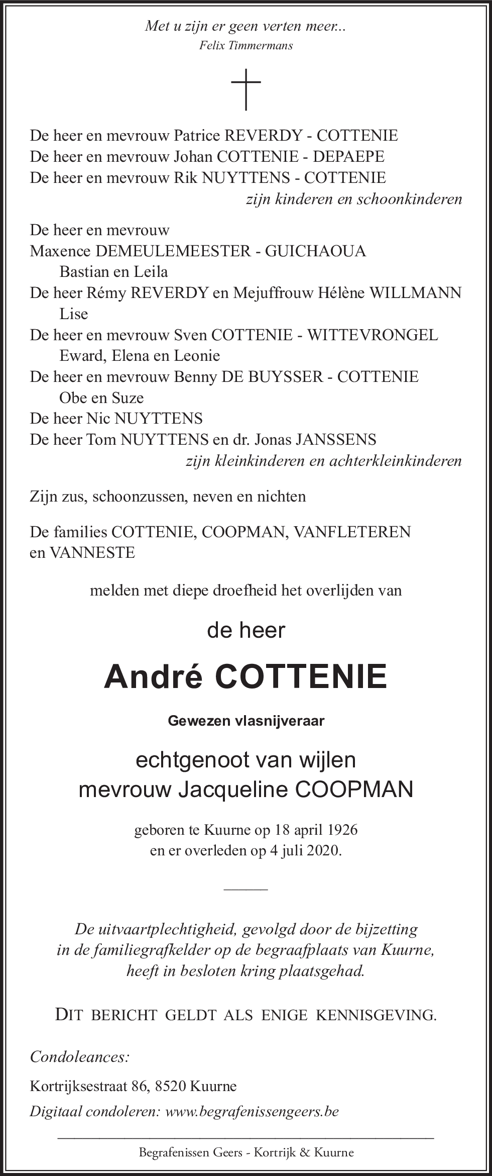 André Cottenie