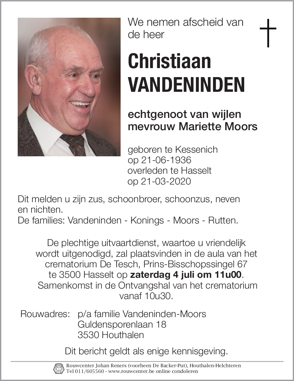 Christiaan Vandeninden