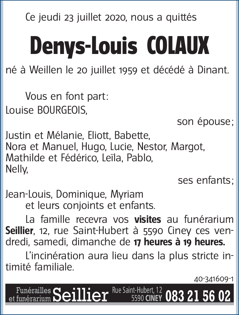 Denys-Louis COLAUX