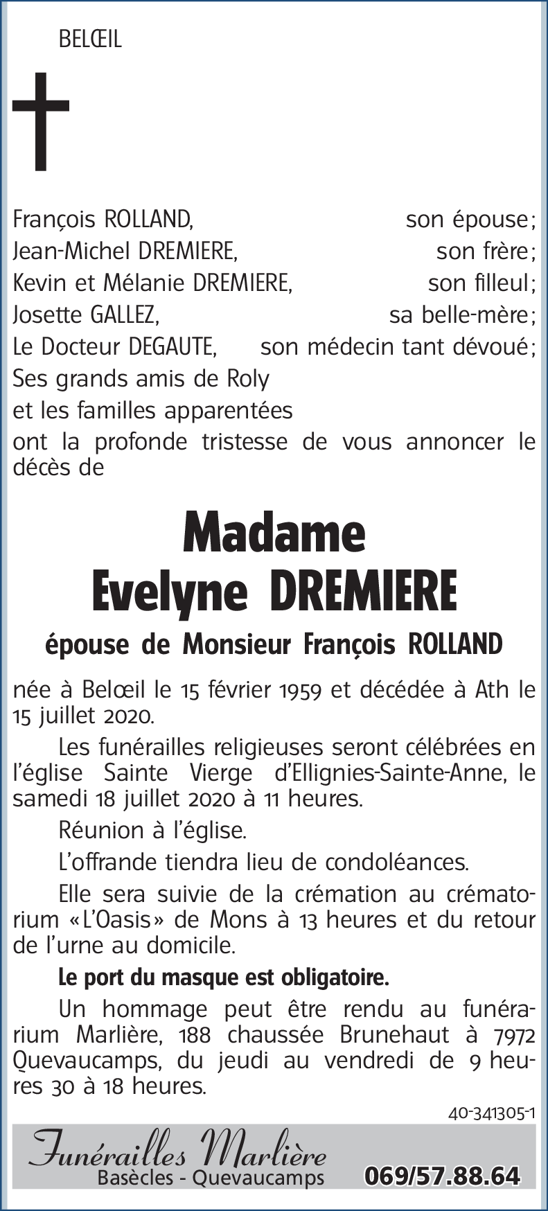 Evelyne Dremiere
