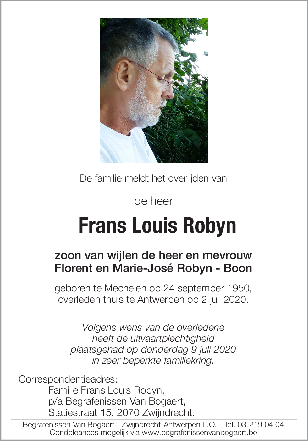 Frans Louis Robyn