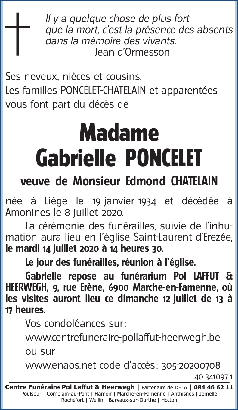Gabrielle PONCELET