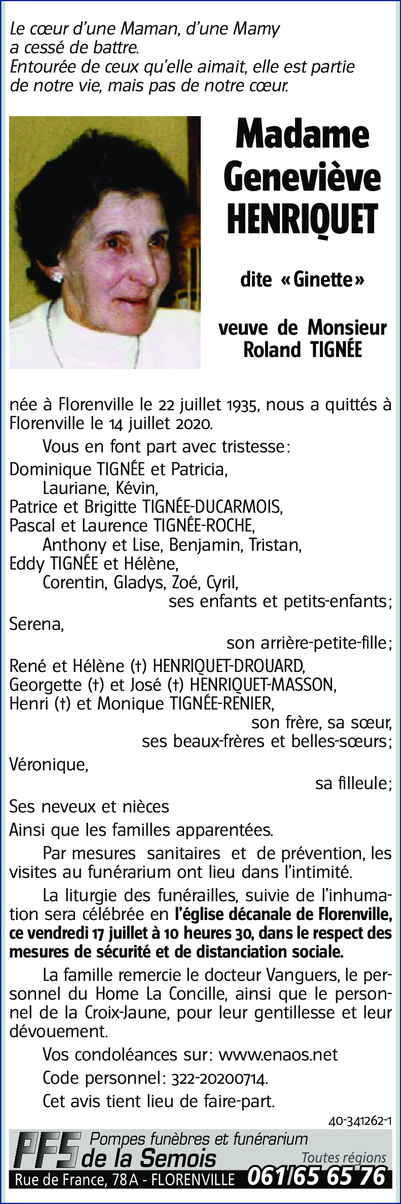 Geneviève HENRIQUET