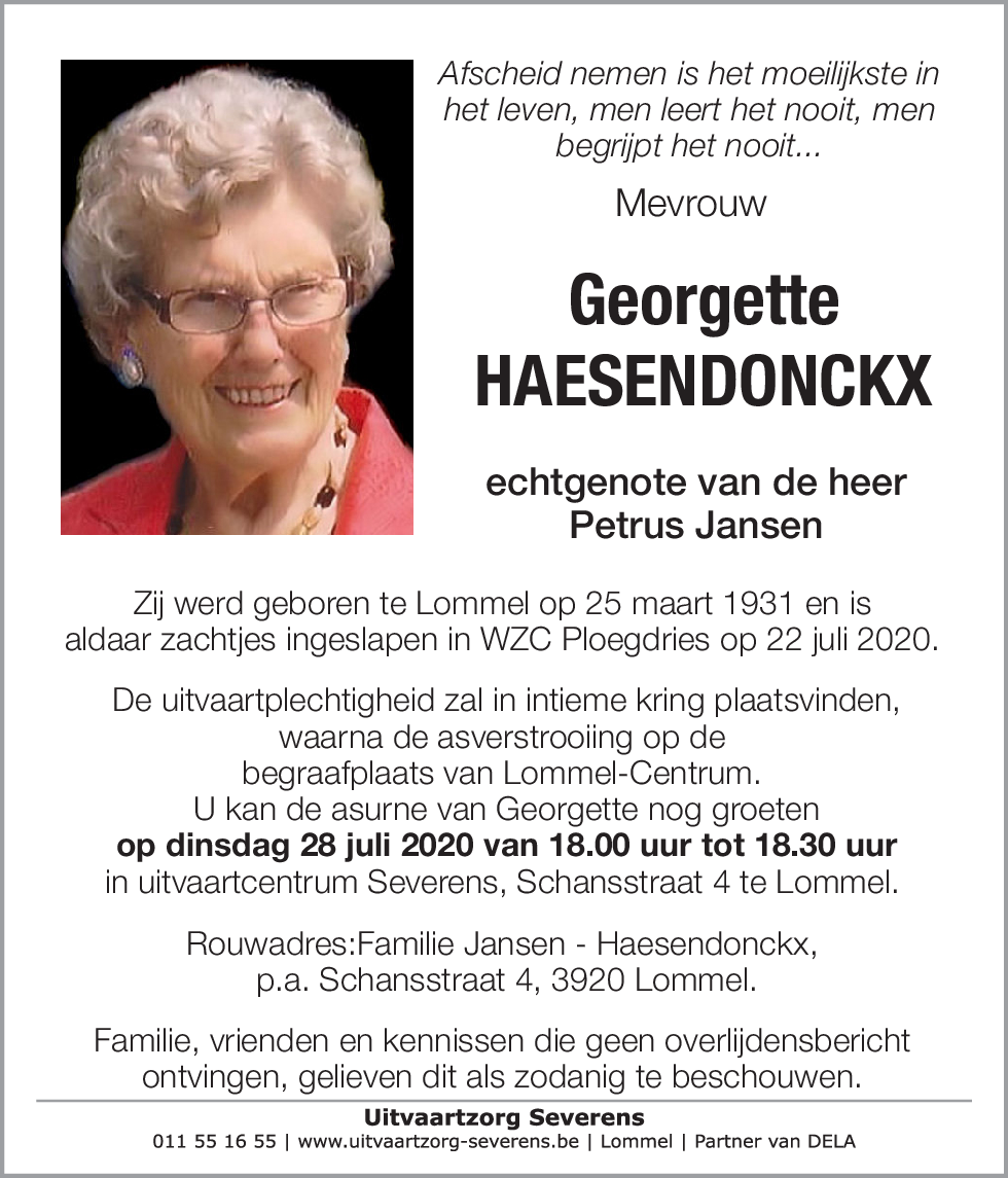 Georgette Haesendonckx