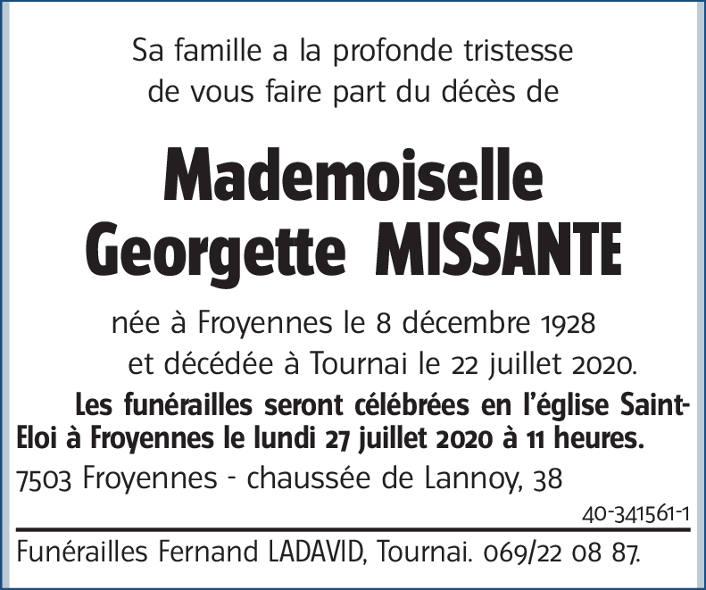 Georgette MISSANTE