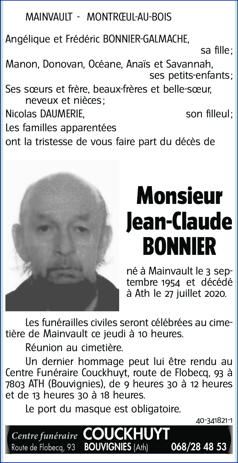 Jean-Claude BONNIER