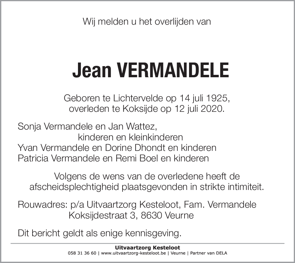 Jean Vermandele