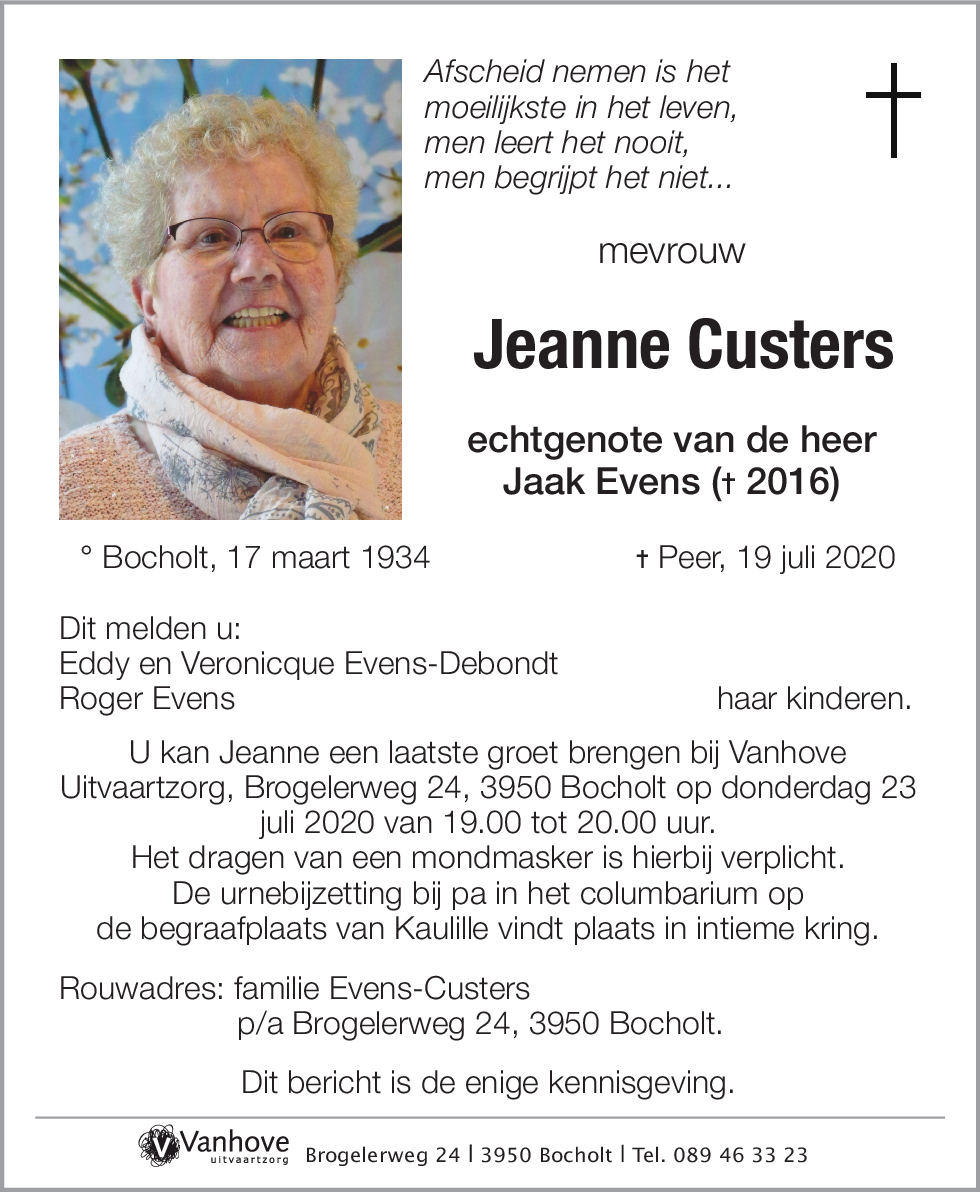 Jeanne Custers