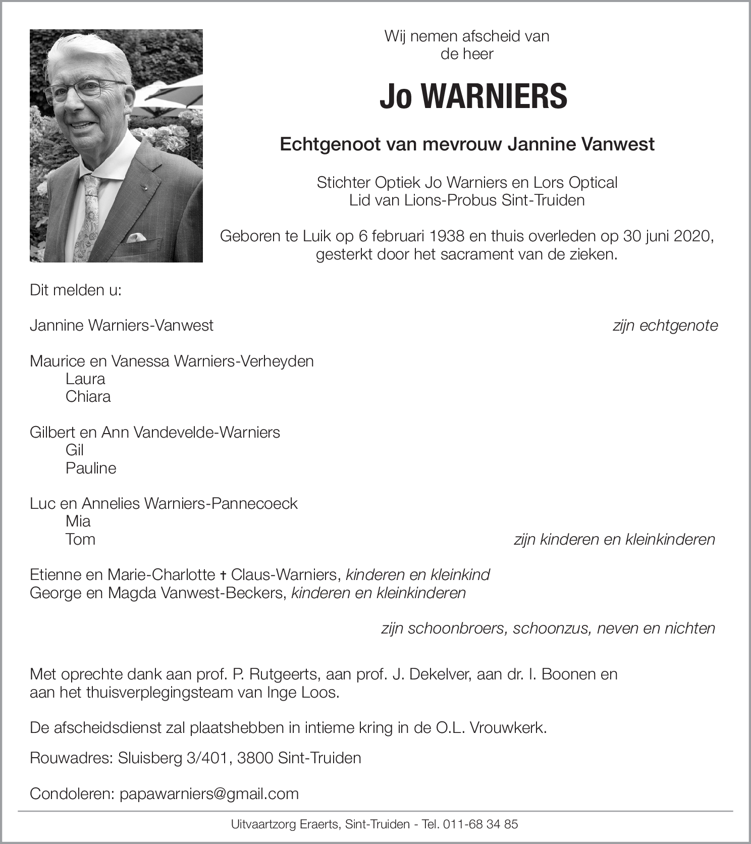 Jo Warniers