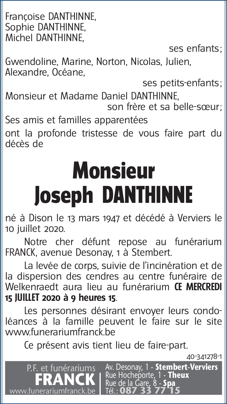 Joseph DANTHINNE