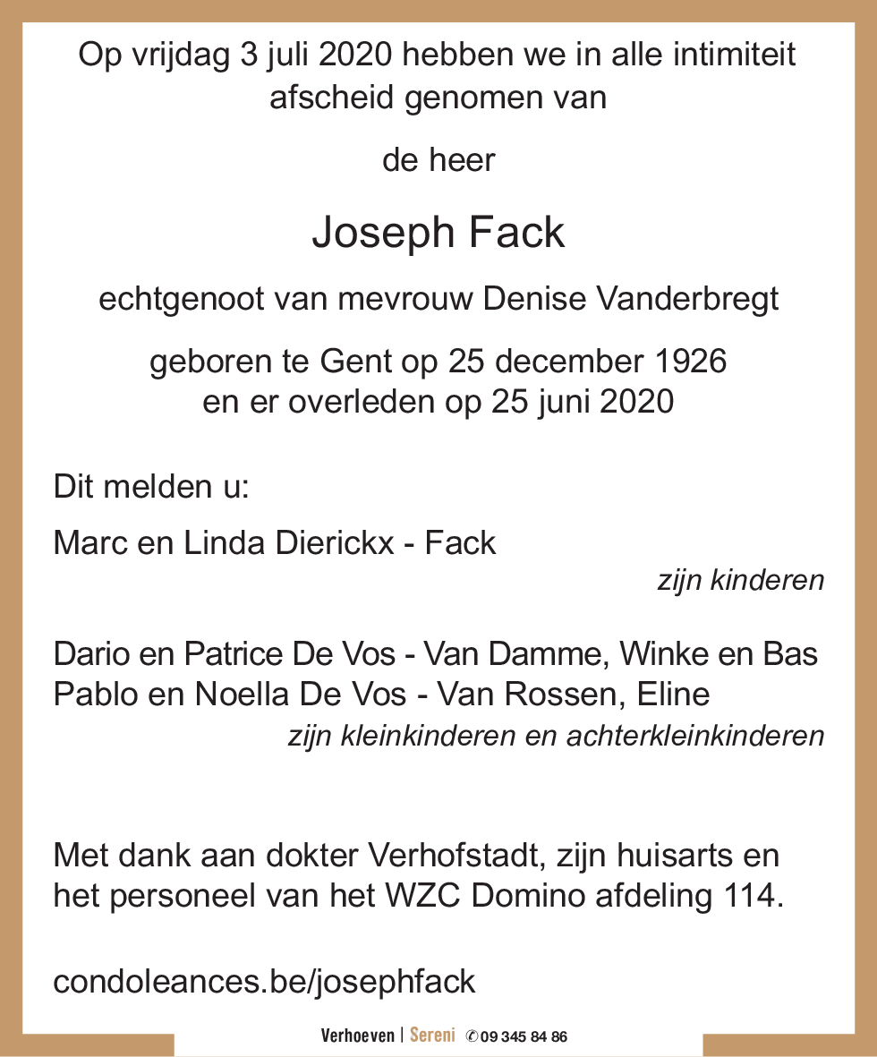 Joseph Fack