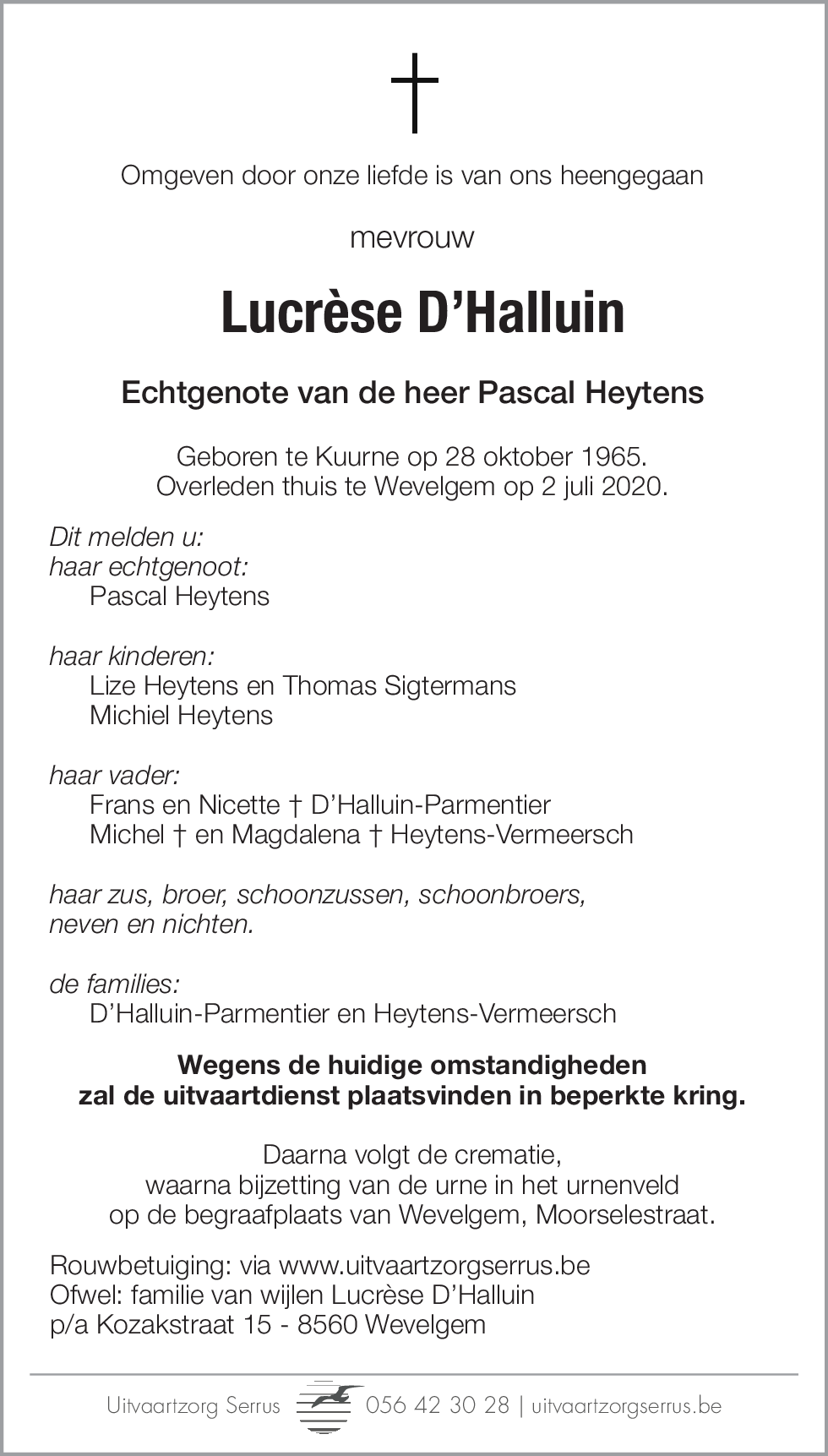 Lucrèse D'Halluin