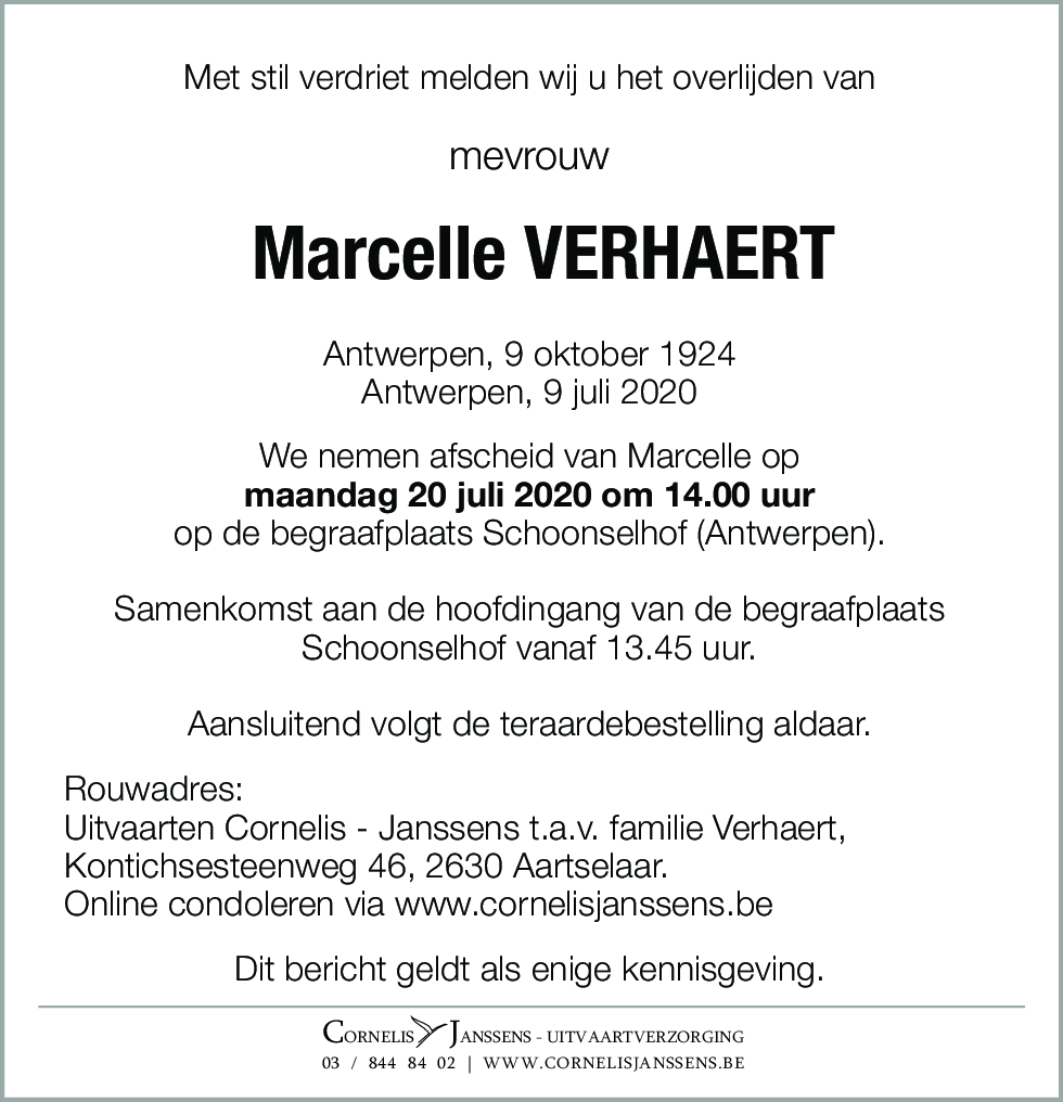 Marcelle Verhaert
