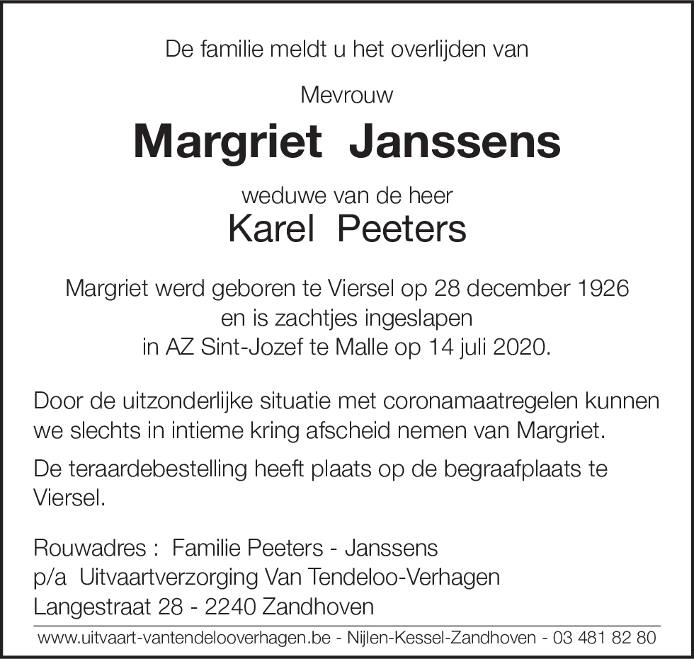 Margriet Janssens