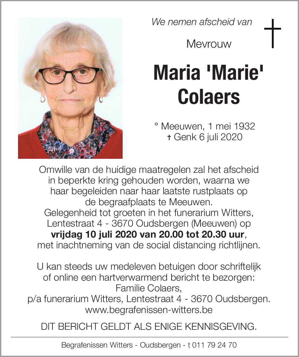 Maria Colaers