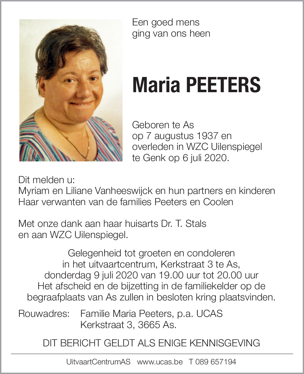 Maria Peeters